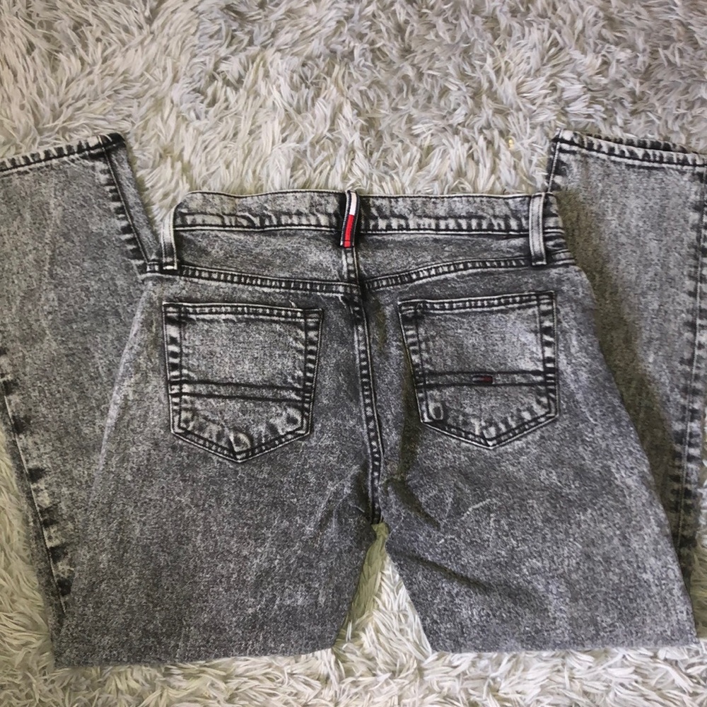 Tommy Hilfiger Denim Jeans Black Acid Wash